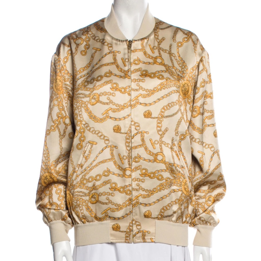 Celine 2021 Silk Bomber Jacket